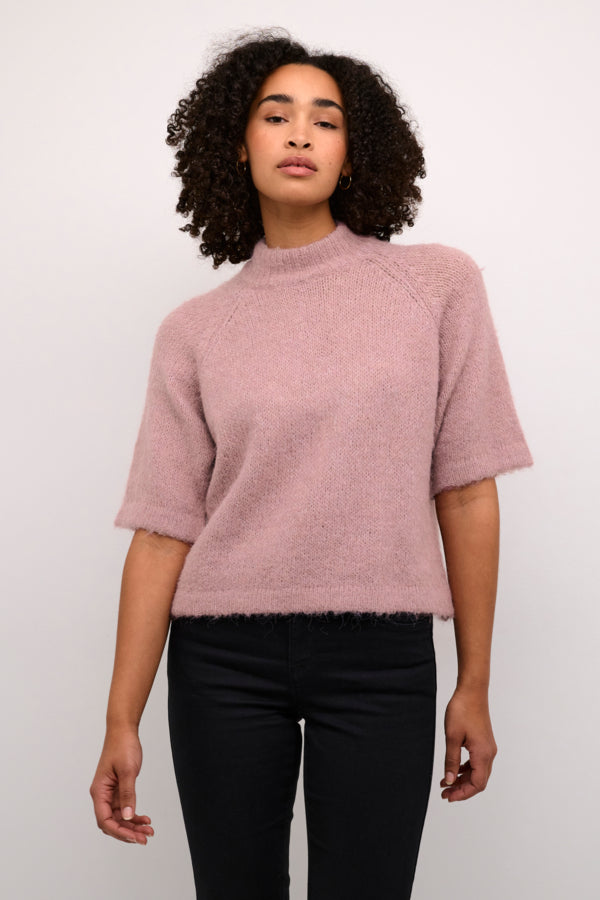 KAFFE 10509092 KAemilie Knit Pullover, 1716091 Mesa Rose Melange