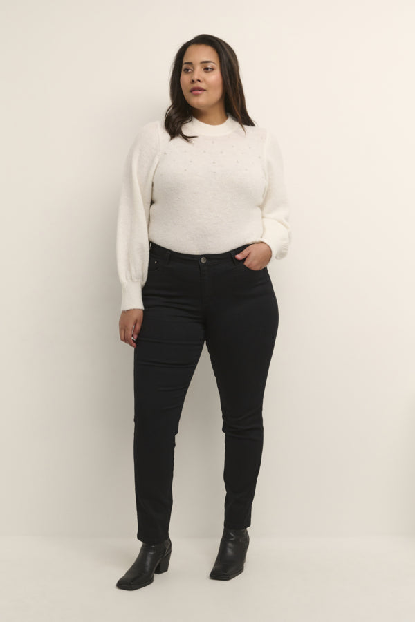 10581270 KCwilla Ida Slim Jeans, 100121 Black Deep