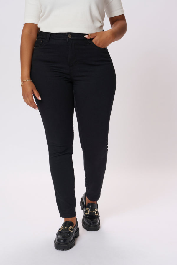 10581270 KCwilla Ida Slim Jeans, 100121 Black Deep