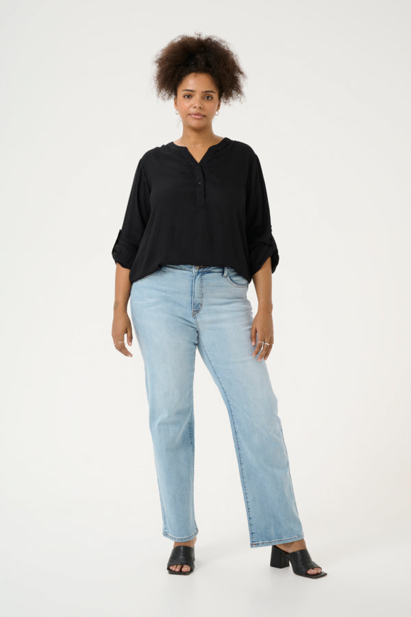 Kaffe Curve 10581618 KCkanna Flora Flared Jeans
