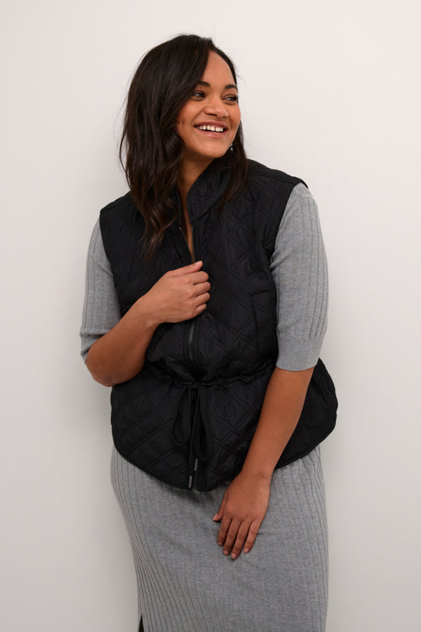 10582372 KCanja Waistcoat, 100121 black deep