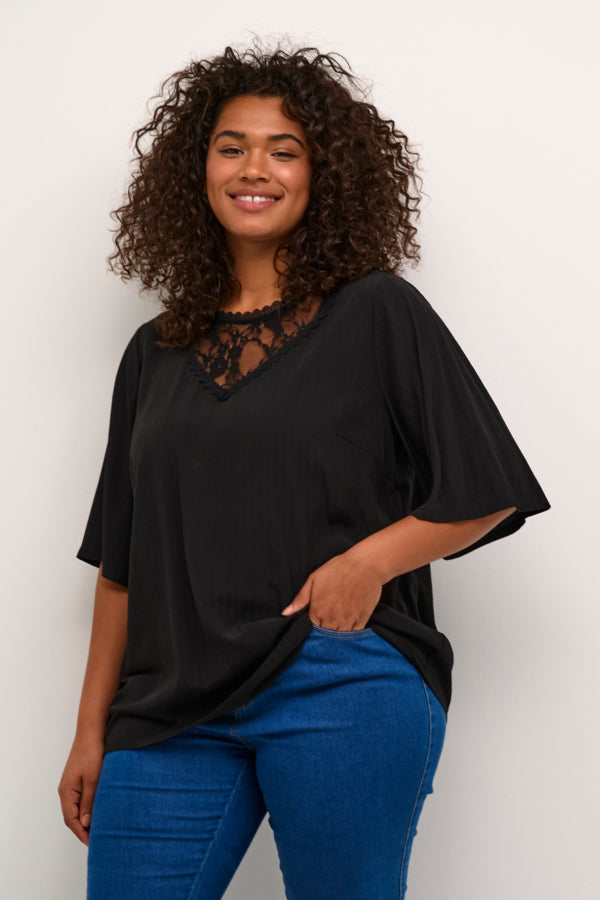 KAFFE CURVE 10582456 KCberla Lace Blouse