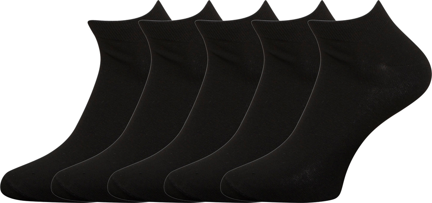 12430 Claudio Socks sneakers 5-pack 40-47, 40-47, Sort