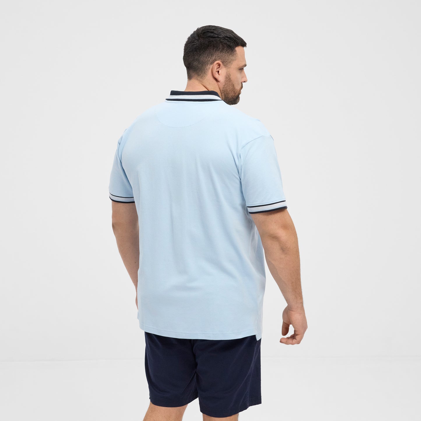 North pique polo w/contrast collar 51123