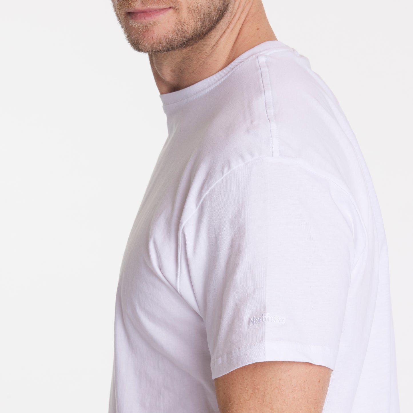 99010 North 56°4 t-shirt o-neck, 000 white