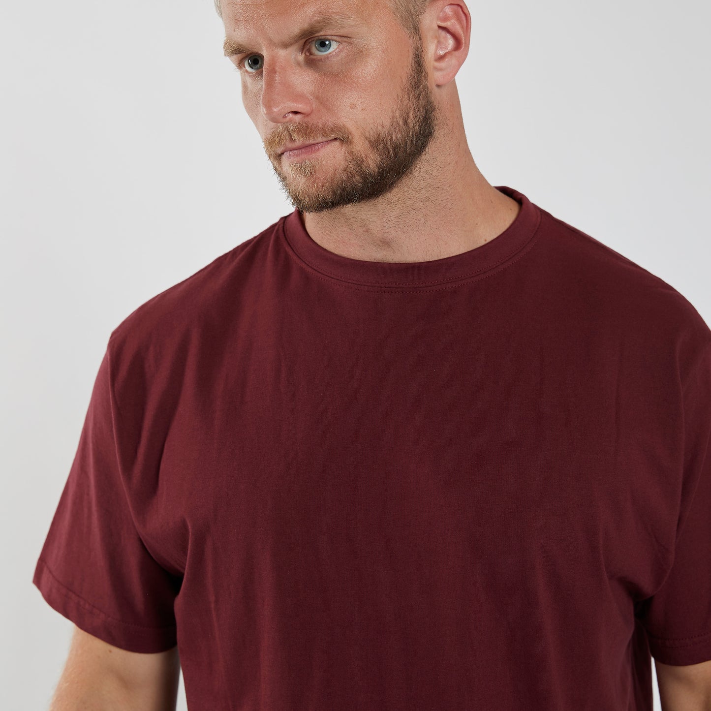 99010 North 56°4 t-shirt o-neck, 380 Bordeaux