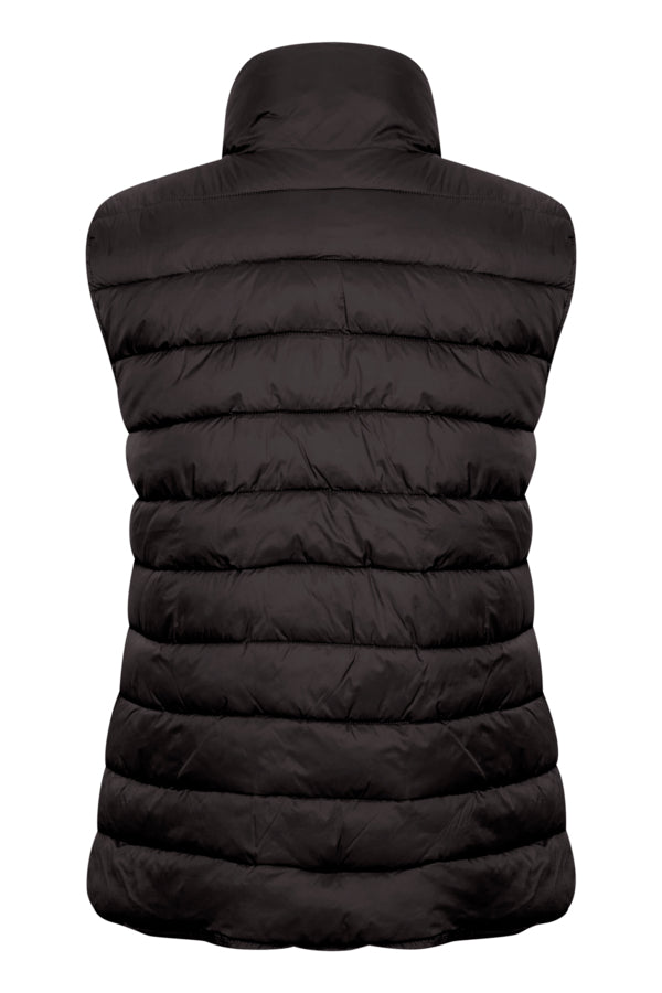 Kaffe 10507668 KAlira Waist coat, Black Deep