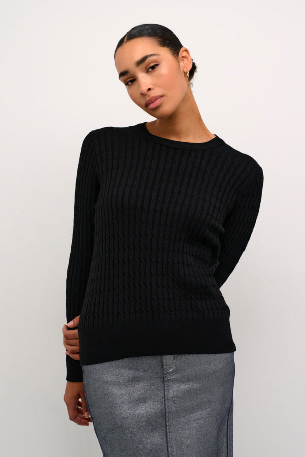 KAFFE 10508953 KAsilla Pullover, Black Deep