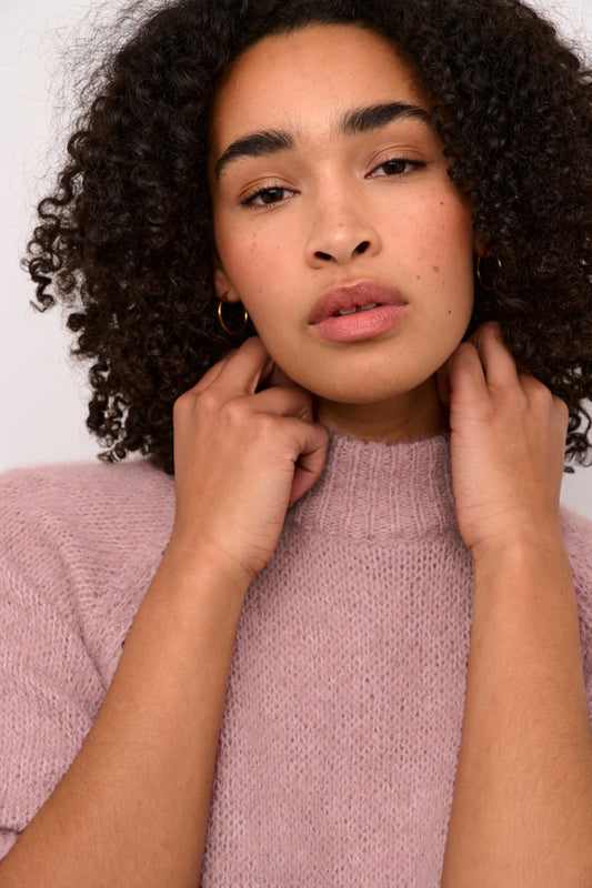 KAFFE 10509092 KAemilie Knit Pullover, 1716091 Mesa Rose Melange