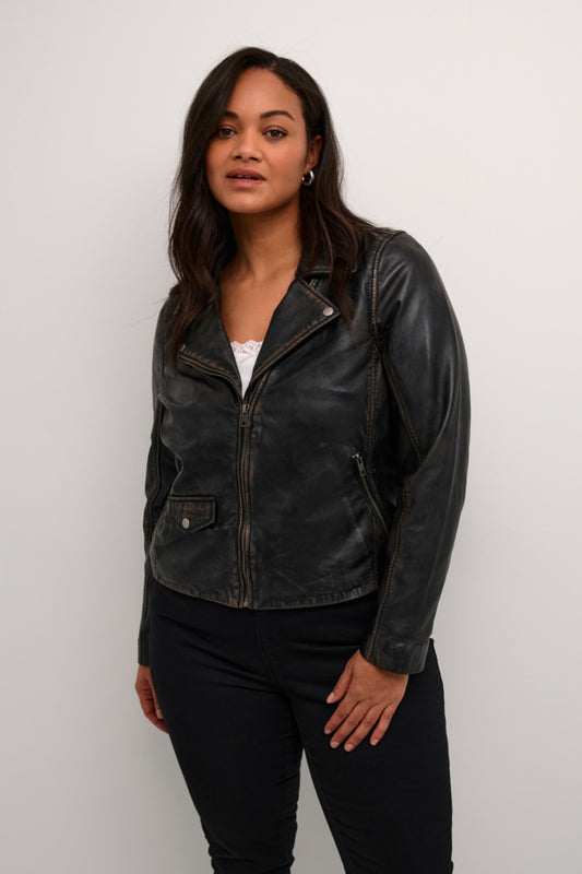 Kaffe Curve 10582479 KCjanet Leather Jacket