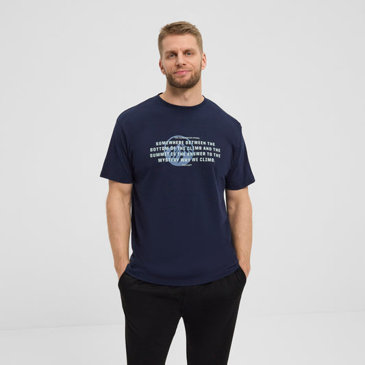 North 56°4 43113 Printed T-shirt, 580 Navy Blue