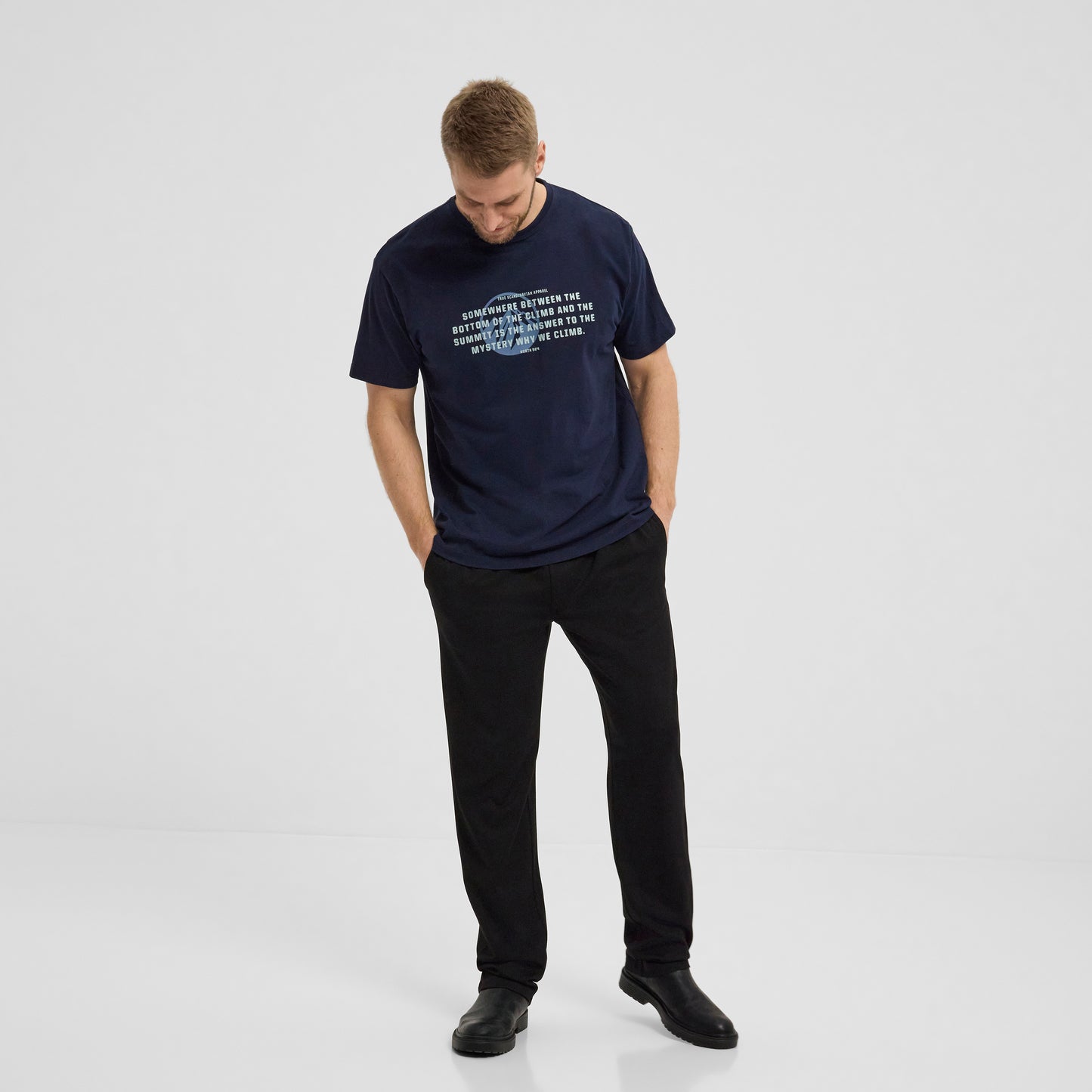 North 56°4 43113 Printed T-shirt, 580 Navy Blue
