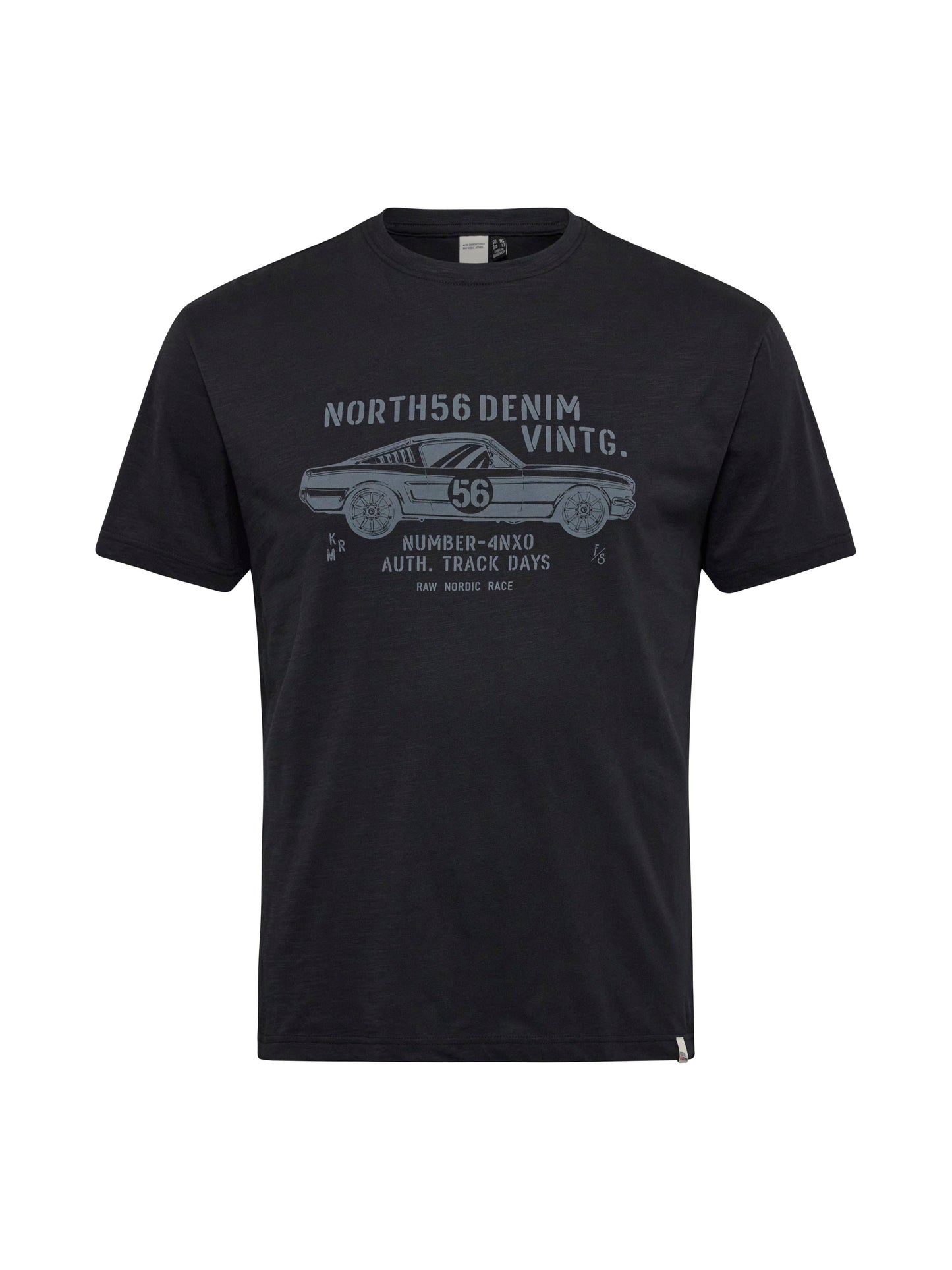 North56Denim 43313 Printed T-shirt, 099 Black