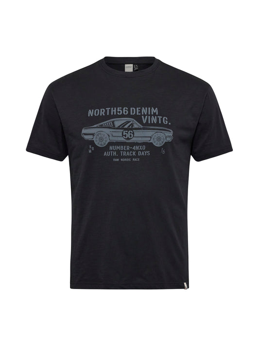North56Denim 43313 Printed T-shirt, 099 Black