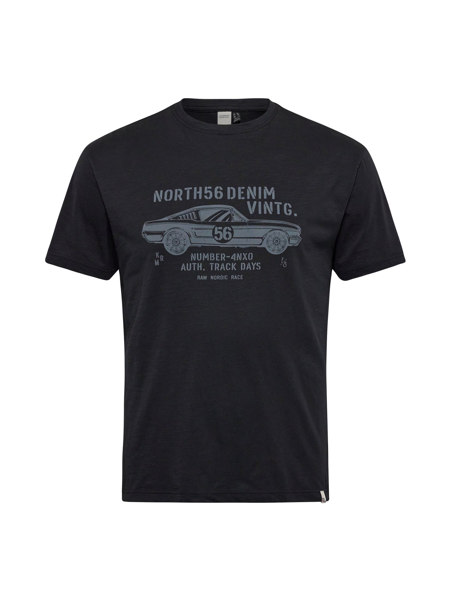 North56Denim 43313 Printed T-shirt, 099 Black