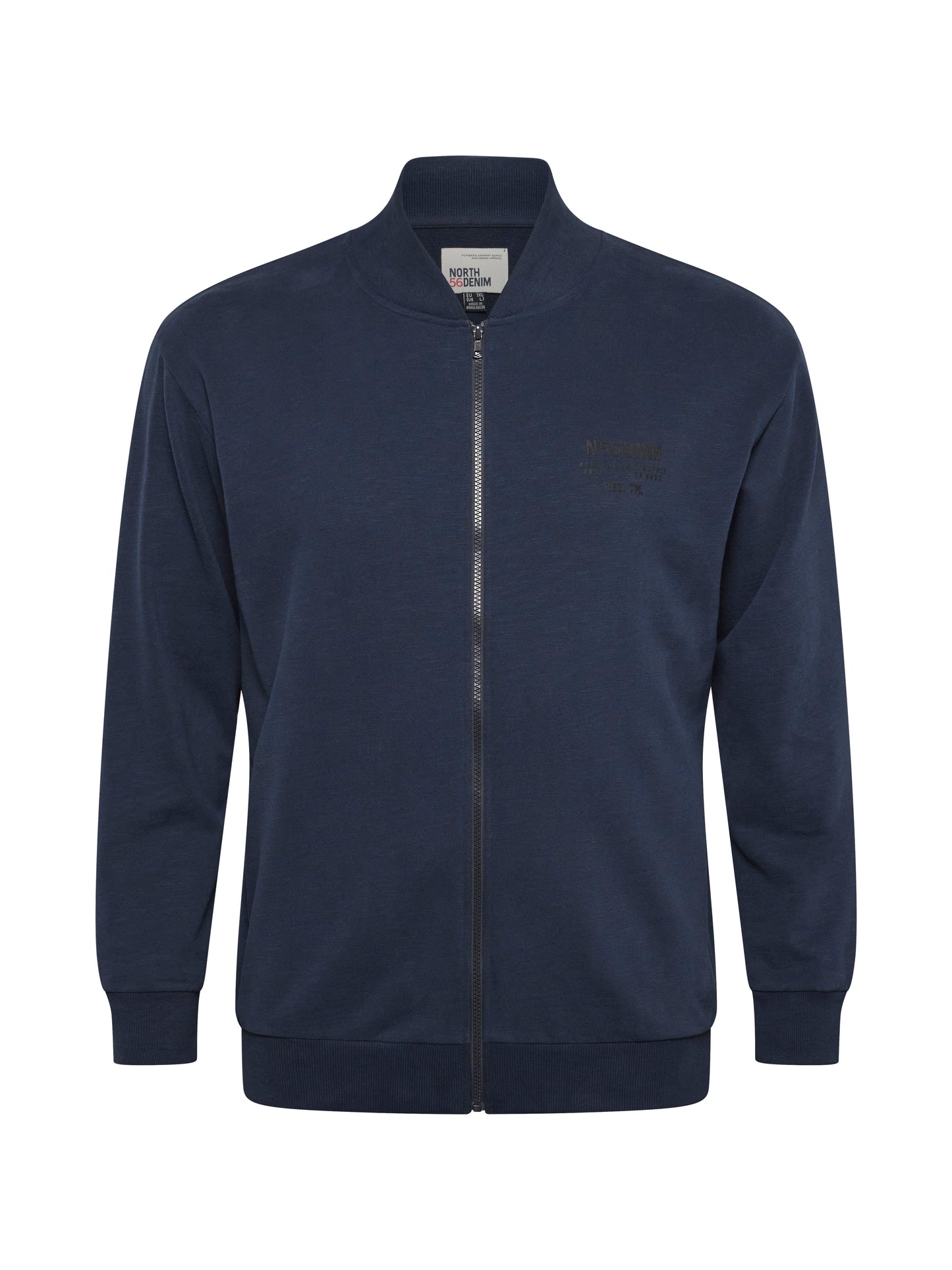 North 56Denim 43342  Full zip sweat, 580 Navy Blue