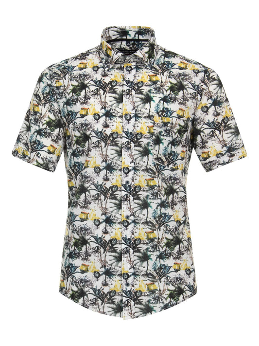 944238200 CASA MODA, 150 dark petrol print