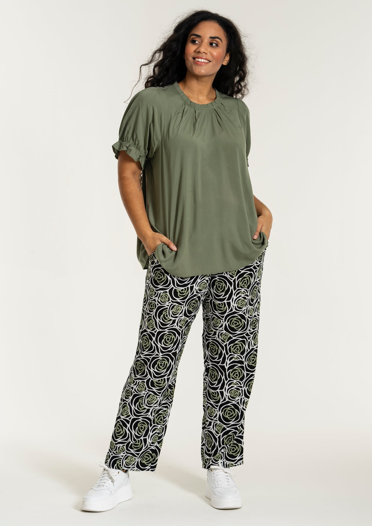 Studio - S244836 - SChristine Trousers Without elastic in legs